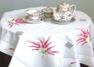 Embroidered table towels