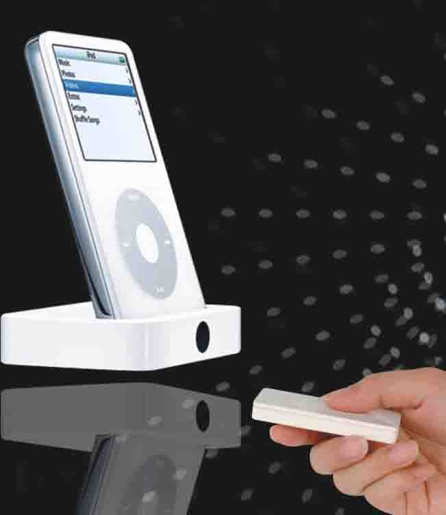 iPod universal dock and remote