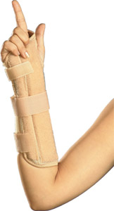 Wrist & forearm splint