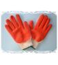 latex dipped gloves -red