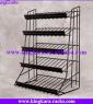 iron wire 4 tiers display rack