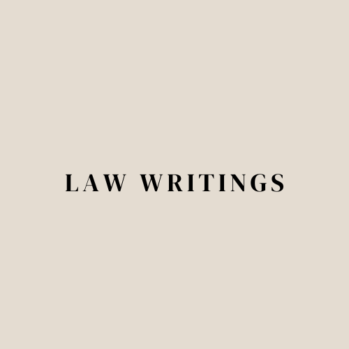 Logo Law Writings UK