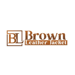 Logo Brown Leather Jacket UK