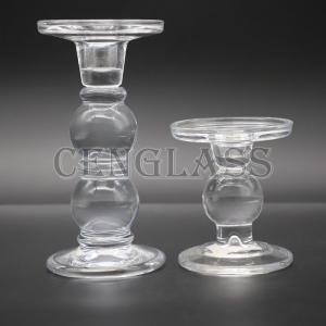 Dual Use Glass Tapper Candle Holder       