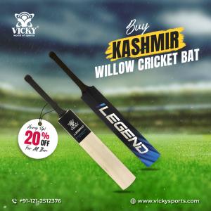 Buy Kashmir Willow Cricket Bat at the Lowest Prices 