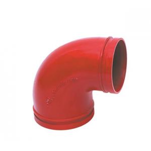 Fire fighting grooved elbow 11.25 22.5 45 90 degree