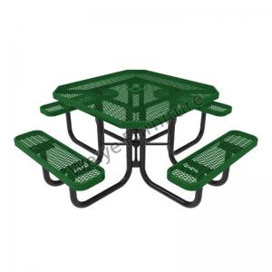 Heavy Duty Thermoplastic Coating Picnic Tables Round/Square