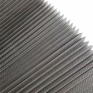 Europe Pleated Mesh/Pleated window screen/Polyester Plisse S