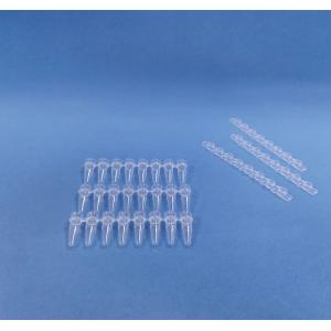 8-Strip PCR Tubes, Flat Strip Caps