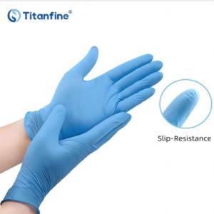 9 inch 3.5g Blue Examination Nitrile Gloves 