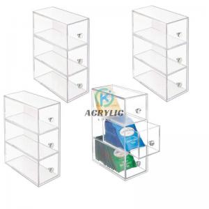 Professional Clear Acrylic Cosmetic Stand Make-Case