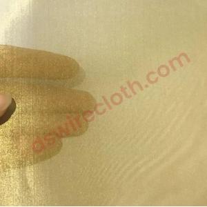 Non ferrous metal woven mesh