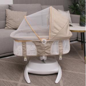 4 in 1 3D Swing & Adjustable Baby Crib Rocker