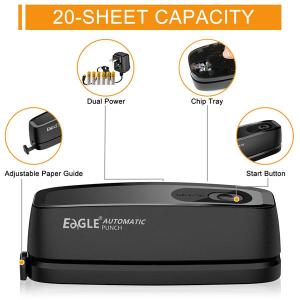 Eagle EG-1680BA Automatic Three-Hole Punch