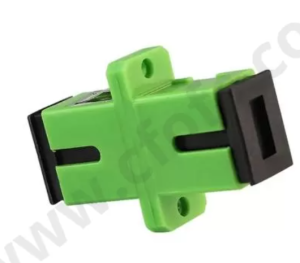 SC Simplex Fiber Optic Adapter With Flange