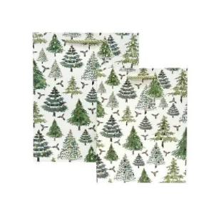 New in-stock gold-embossed Christmas gift bag paper