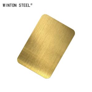 Hairline stainless steel sheet