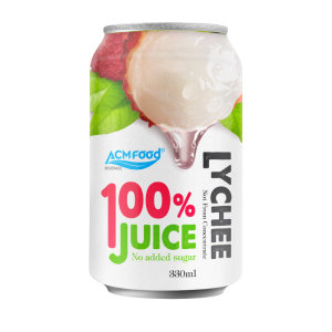 ACM 100% Lychee Juice 330ml – Export Quality