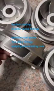 Submersible pump impeller stainless steel lost wax investmen
