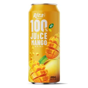 100% Sun-Ripened Mango Puree Blend Authentic Pulp Infusion