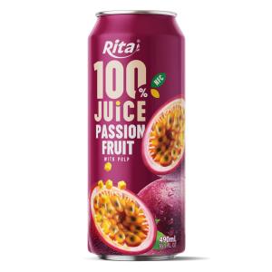 Zesty Passion Fruit Power 100% NFC Juice with Exotic Pulp 