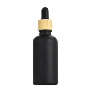 30ml Black Frosted Glass Dropper Bottles