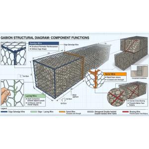 Gabion Mesh Lacing Wire for Securing Panels and Connecting 