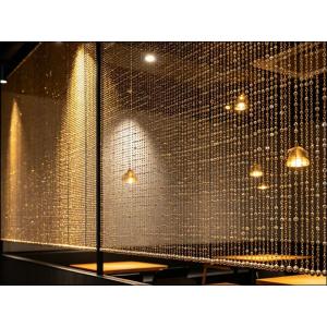 Metal Bead Curtains in Stainless Steel, Aluminum and Copper