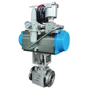 Top Entry Ball Control Valve, ASTM A182 F304, 1-1/2 IN, CL15