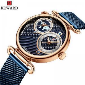 REWARD Dual Dial Quartz Wristwatch Men Watch