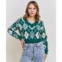 ZXX-21036 Ladies Sweater Pullovers Crop Top