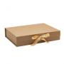 A4 Shallow Kraft Magnetic Folding Gift Box