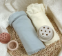 cotton knit breathable modern baby stroller blanket cover