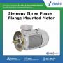 Siemens Three Phase Flange Mounted Motor