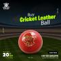 Buy Cricket Leather Ball Online - Vicky Sports