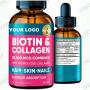 Natural Hair Growth Essential Biotin Collagen Liquid Drops