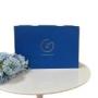 High-End Handbag Blue Gift Bag Custom Wholesale