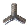 Custom Stainless Steel 304 316 Casting Y Shaped Hose Fitting