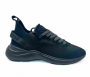  Mens Casual Sport Shoes with Sleek All-Black Mesh from OEM 