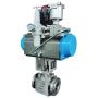 Top Entry Ball Control Valve, ASTM A182 F304, 1-1/2 IN, CL15