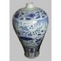 blue and white porcelain vase