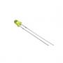 5mm, 8mm Cylindrical Yellow Through Hole LED