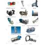 Pump, valves, pipe fitting, mixer