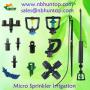 Micro sprinkler irrigation, vegetables and fruits 